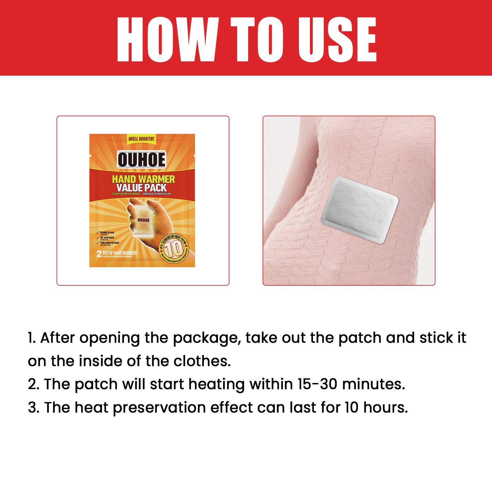 مدفأة يدوية قابلة للاستعمال مرة واحدة - حزمة قيمة للشتاء - الصورة 15