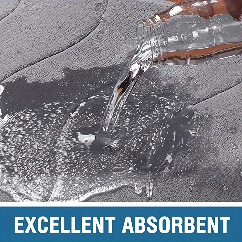 سجاد حمام سميك ممتص للماء مع مقاومة الانزلاق للمطبخ والمدخل - الصورة 3