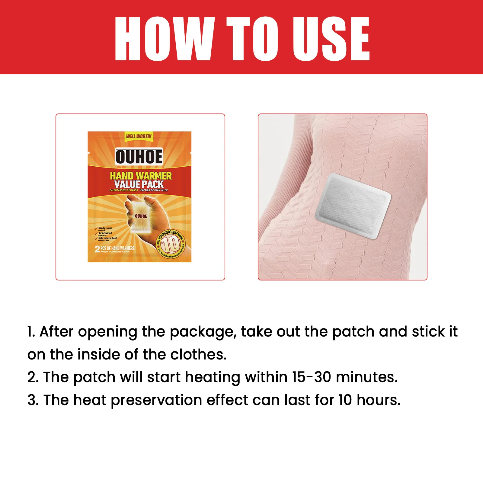 مدفأة يدوية قابلة للاستعمال مرة واحدة - حزمة قيمة للشتاء - الصورة 6