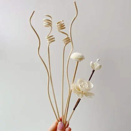 مجموعة عصي عطور راتان بدون نار لديكور المنزل