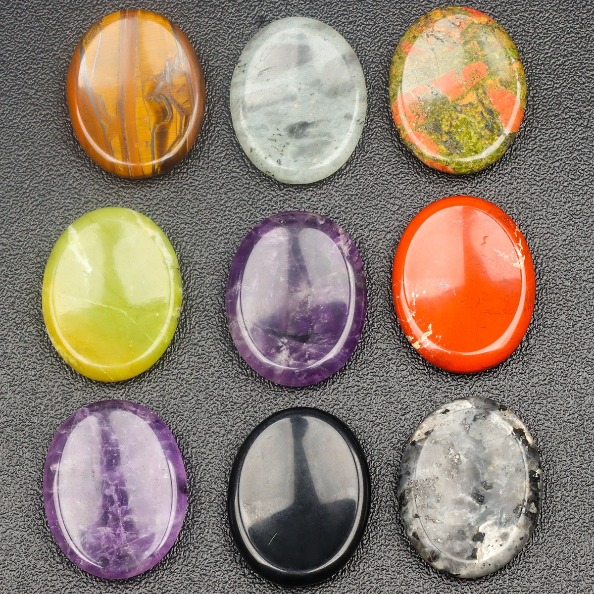 حجر كف الشاكرا من اليشم - حجر تأمل من الكوارتز الطبيعي - الصورة 18