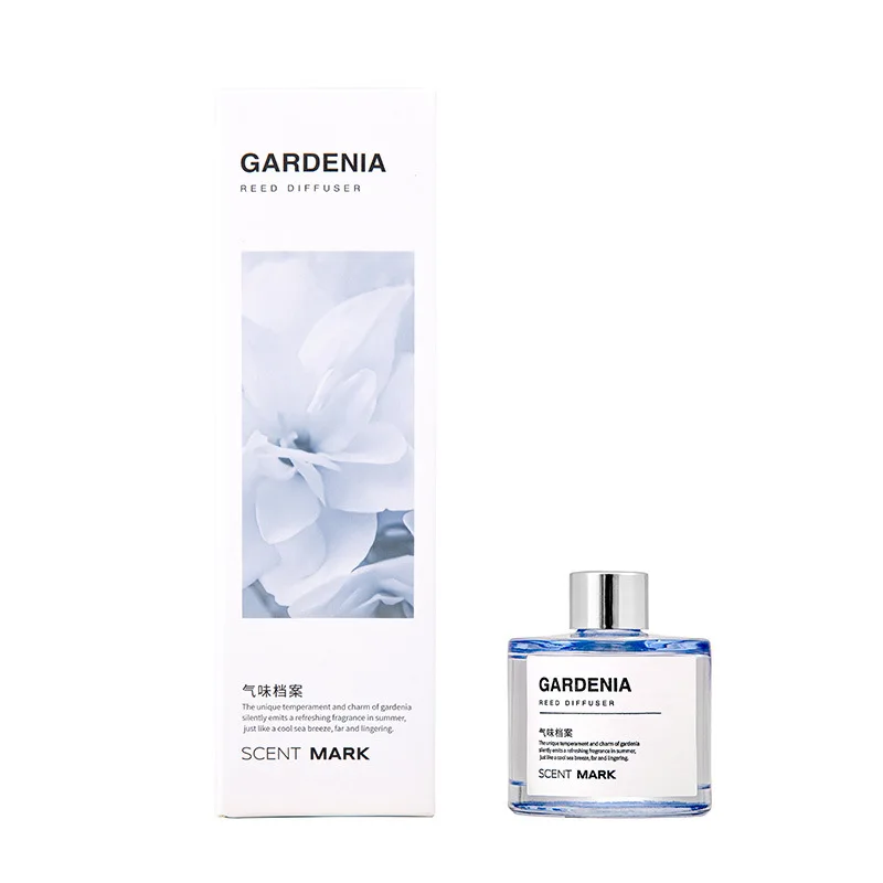 مجموعة معطر القصب 50 مل بخور الياسمين والخزامى مع عصارة توسيع العطر للفنادق والمنازل - الصورة 18