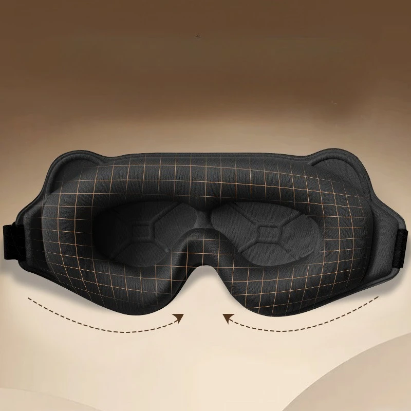 قناع نوم مقطوع ثلاثي الأبعاد - تنفس وحجب ضوئي 100% للقيلولة