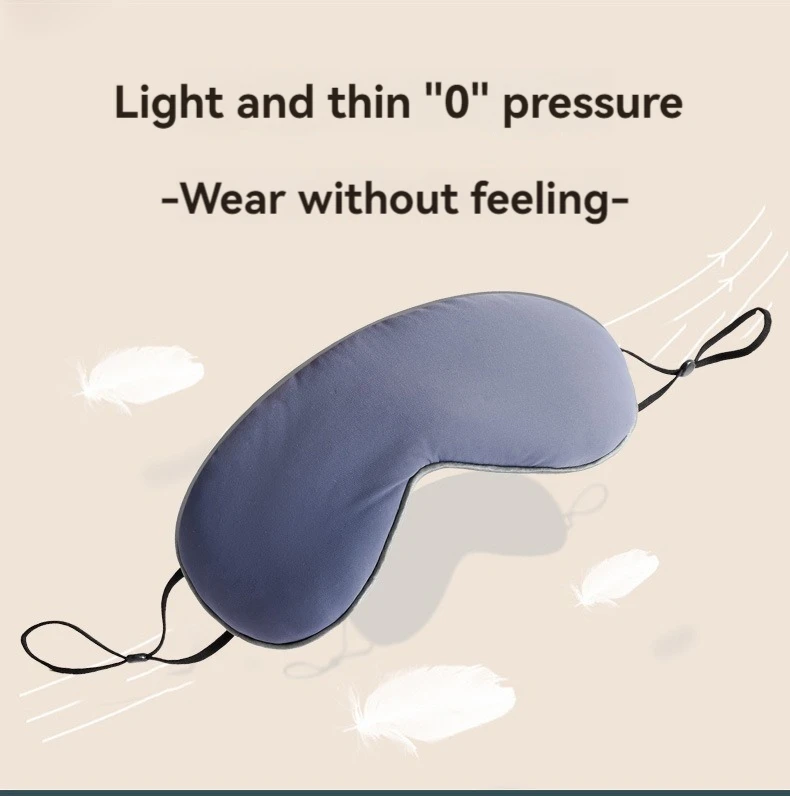 قناع نوم من حرير الجليد - قناع عيون قابل للتعديل - الصورة 12