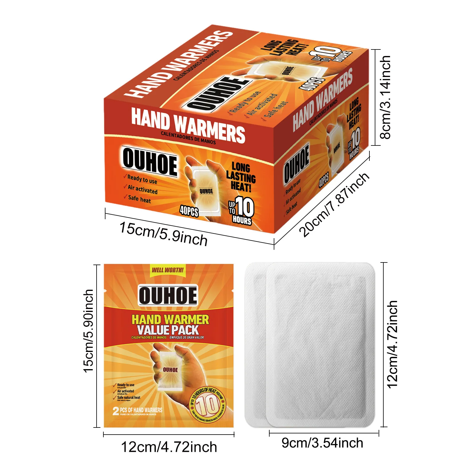 مدفأة يدوية قابلة للاستعمال مرة واحدة - حزمة قيمة للشتاء - الصورة 14