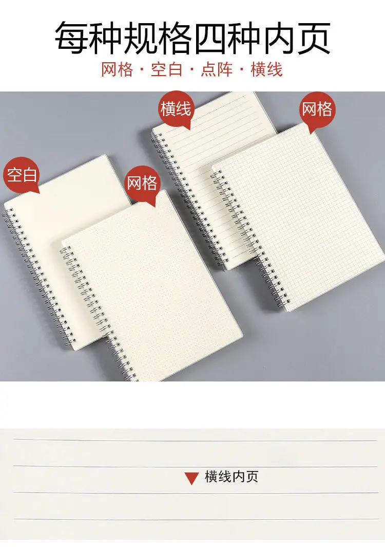 دفتر سبيرال A5 - قرطاسية مكتبية ومدرسية للرسم والتخطيط - الصورة 23