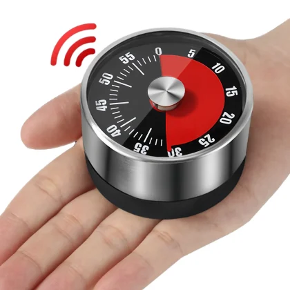 تايمر عد تنازلي ميكانيكي - مؤقت طهي من الفولاذ