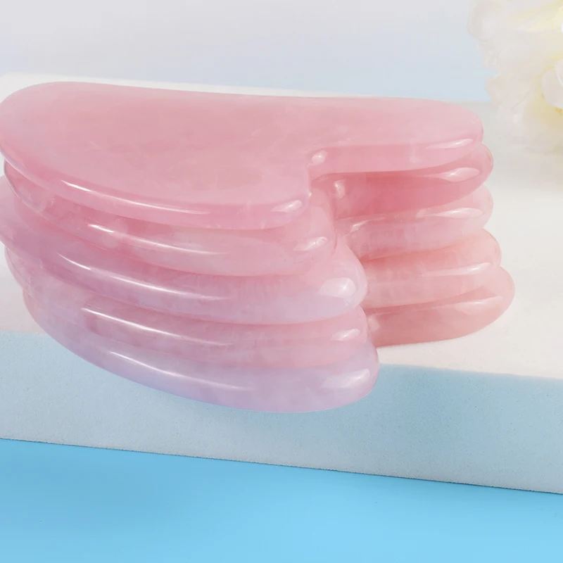 أدوات تدليك الوجه غوا شا من حجر اليشم الطبيعي للعناية بالبشرة - الصورة 10