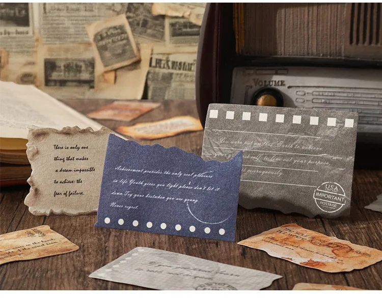 30 قطعة ملصقات دفتر يومية - ملصقات رجعية للكراسات - الصورة 18