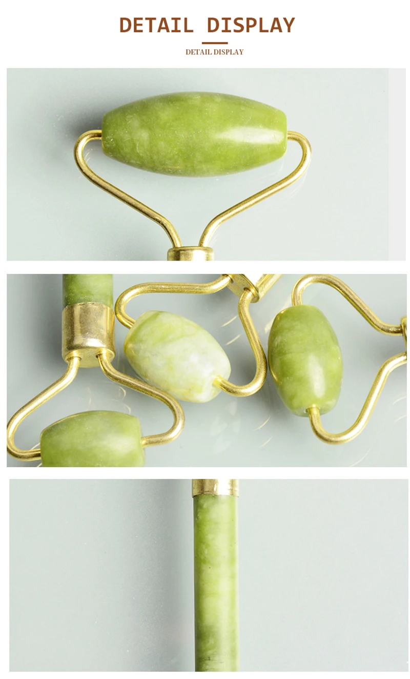 أداة غوا شا للوجه من اليشم - مساج رفع وتنحيف الجسم - الصورة 17