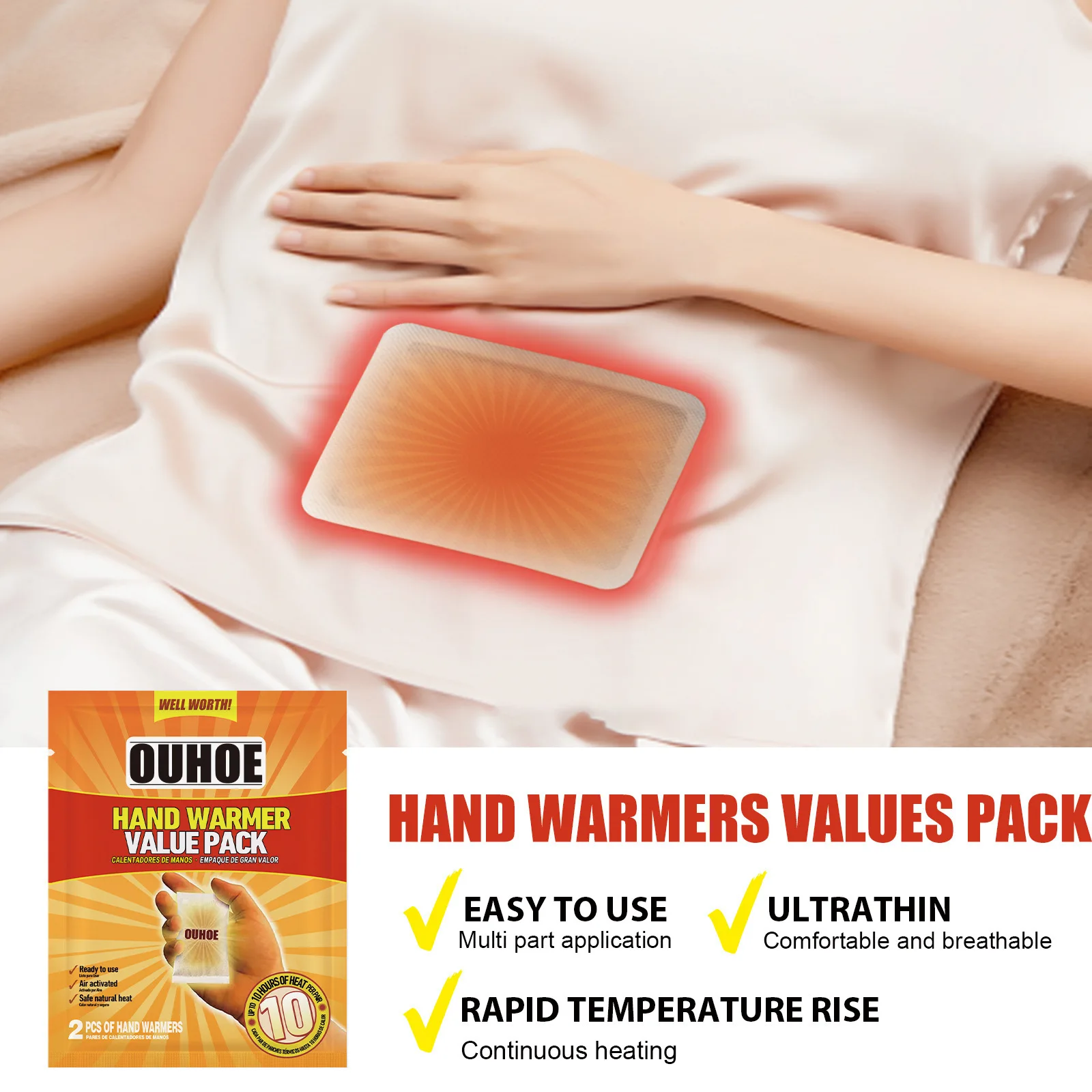 مدفأة يدوية قابلة للاستعمال مرة واحدة - حزمة قيمة للشتاء - الصورة 4