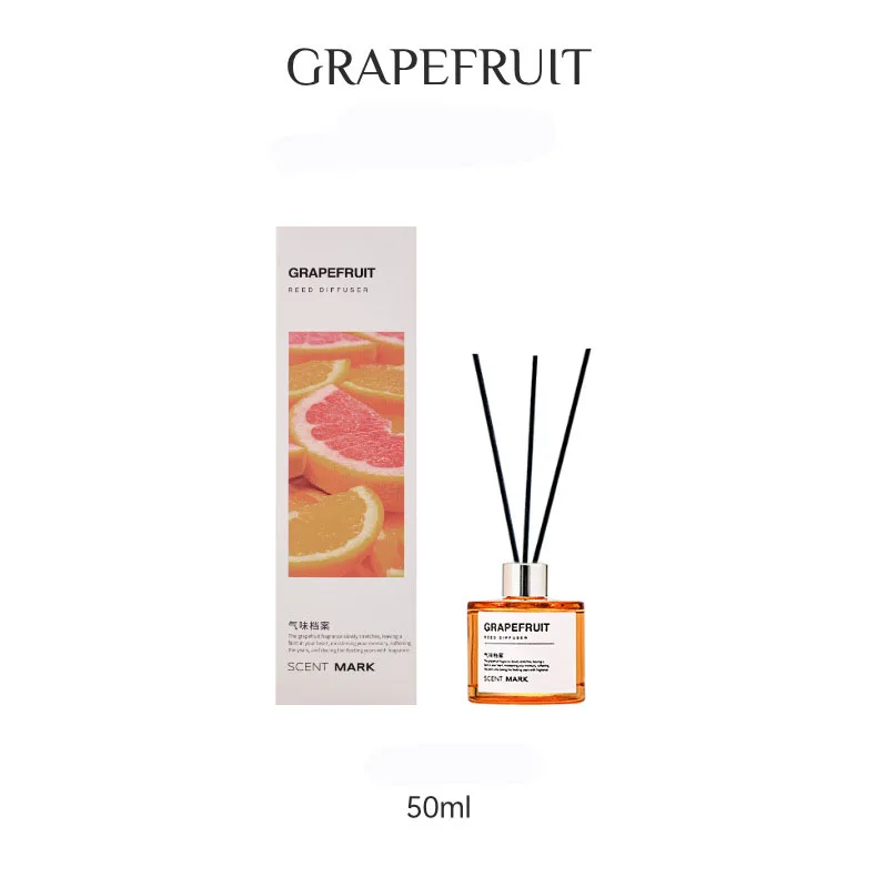 مجموعة معطر القصب 50 مل بخور الياسمين والخزامى مع عصارة توسيع العطر للفنادق والمنازل - الصورة 9