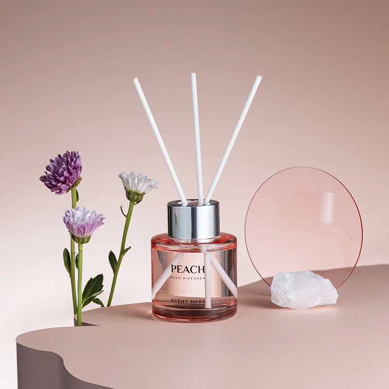 مجموعة معطر القصب 50 مل بخور الياسمين والخزامى مع عصارة توسيع العطر للفنادق والمنازل - الصورة 5