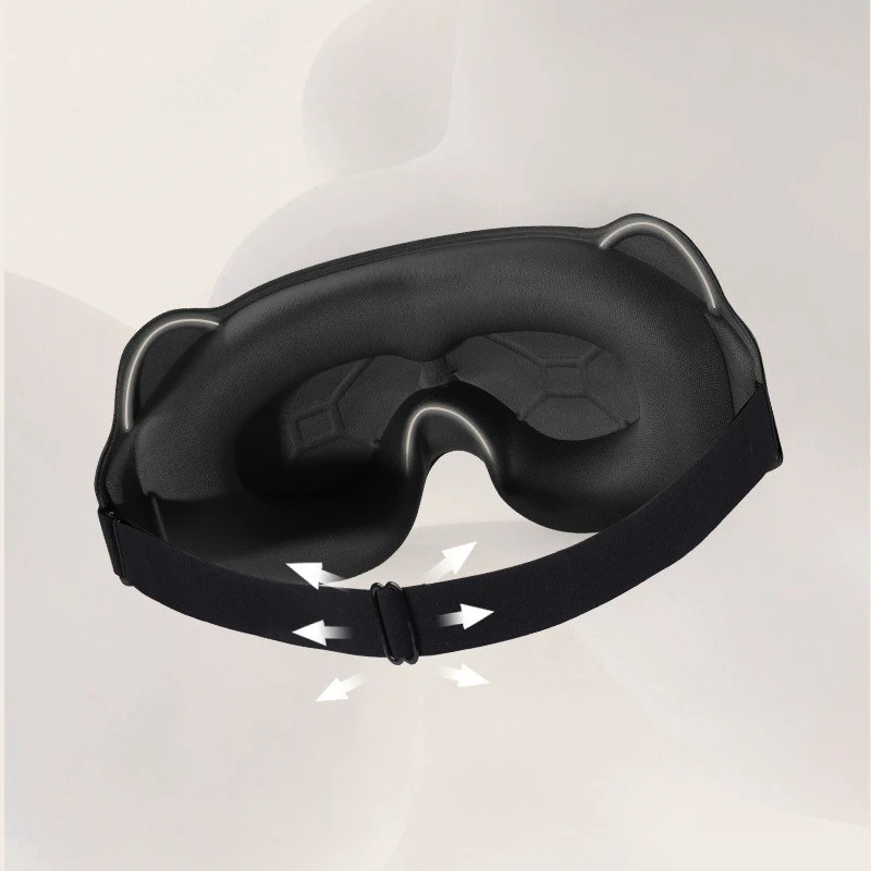 قناع نوم مقطوع ثلاثي الأبعاد - تنفس وحجب ضوئي 100% للقيلولة - الصورة 2