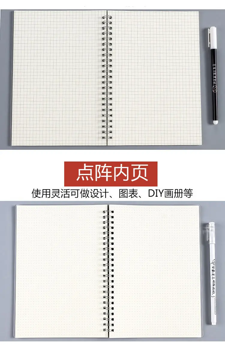 دفتر سبيرال A5 - قرطاسية مكتبية ومدرسية للرسم والتخطيط - الصورة 30