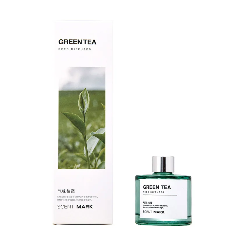 مجموعة معطر القصب 50 مل بخور الياسمين والخزامى مع عصارة توسيع العطر للفنادق والمنازل - الصورة 16